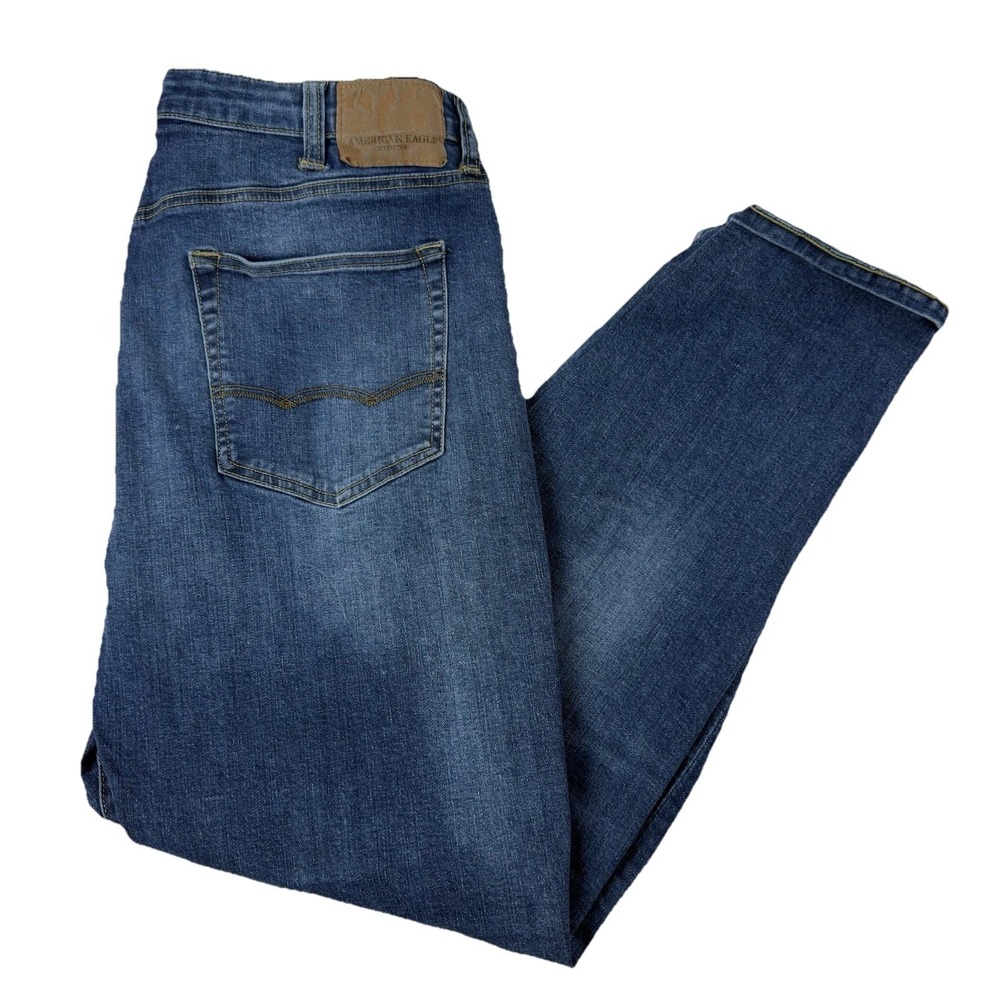 American Eagle Extreme Flex Original Straight Jeans Men's 38x32 (30.5") Blue